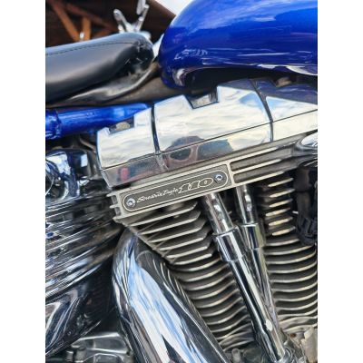 Harley-Davidson CVO Softail Springer 2009  – Niebieski Płomienie